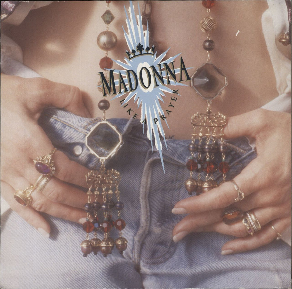 Madonna Like A Prayer - Scented Inner / EX UK vinyl LP album (LP record) WX239