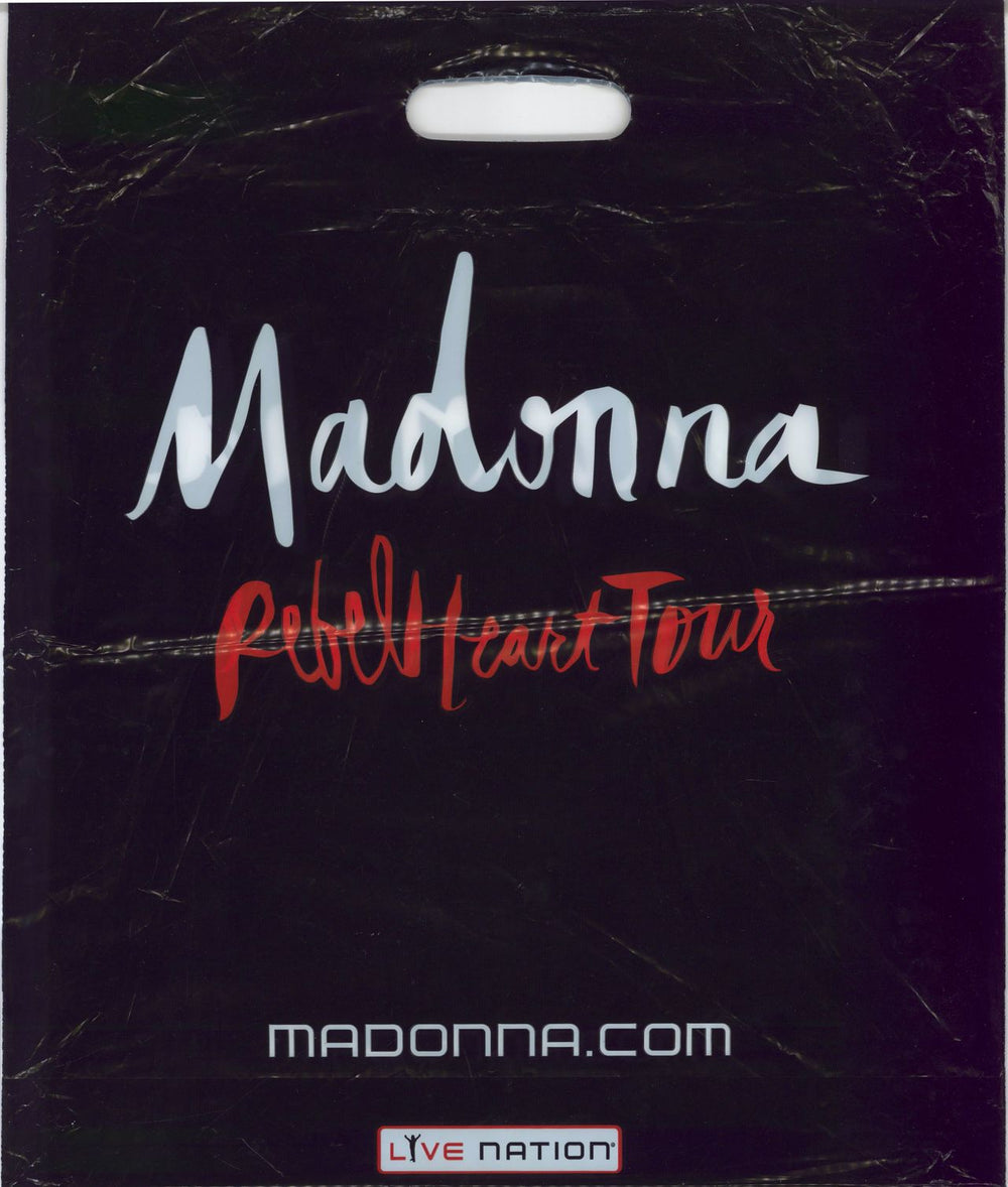 Madonna Rebel Heart + Carrier bag & Ticket stubs UK tour programme MADTRRE769796