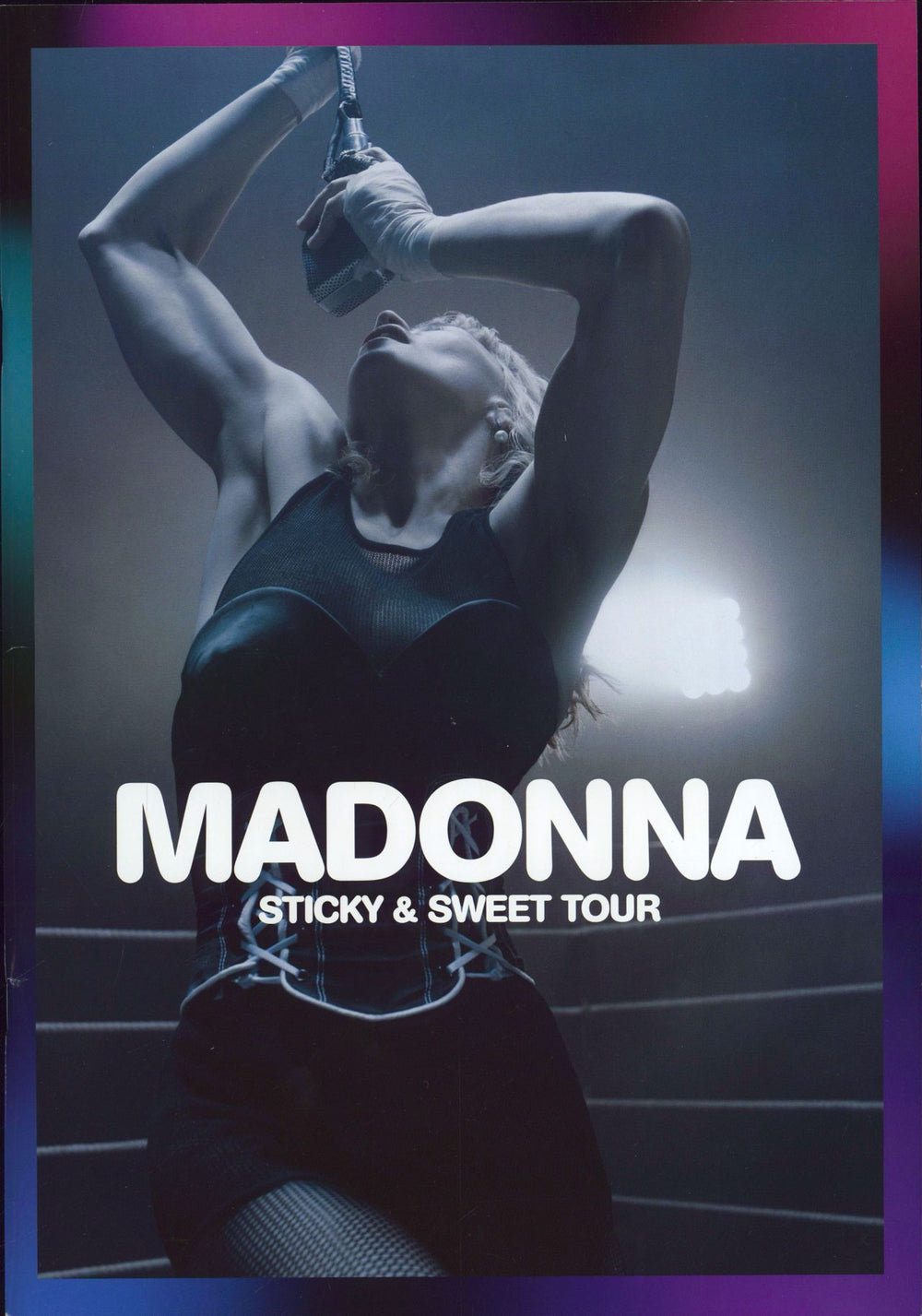 Madonna Sticky & Sweet Tour - 1st leg + Carrier bag & Souvenir Ticket stub UK tour programme TOUR PROGRAMME, BAG & TICKET