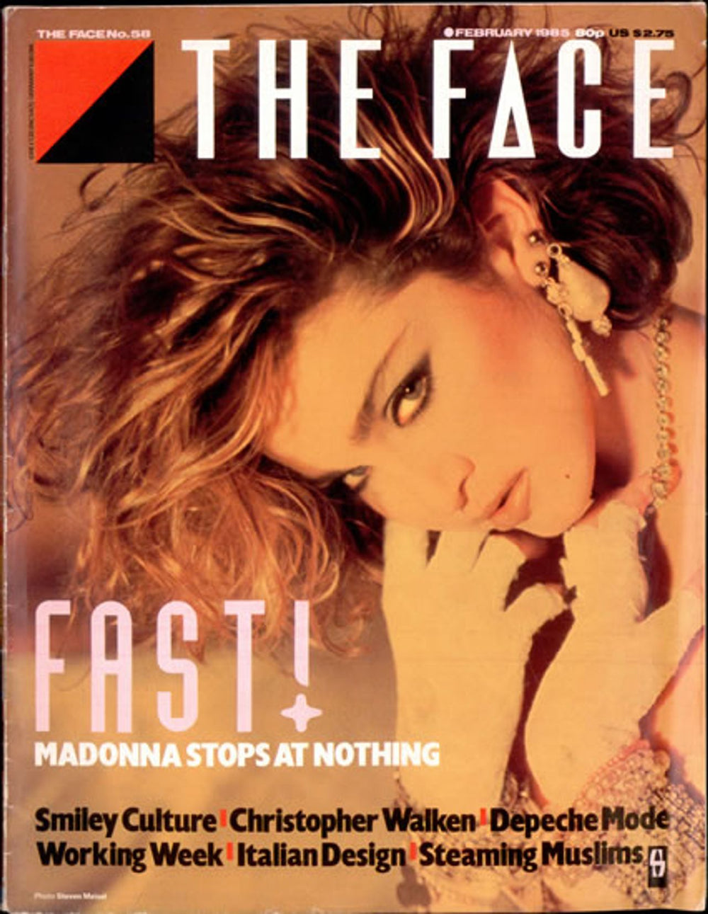 Madonna The Face UK magazine FEBRUARY 1985