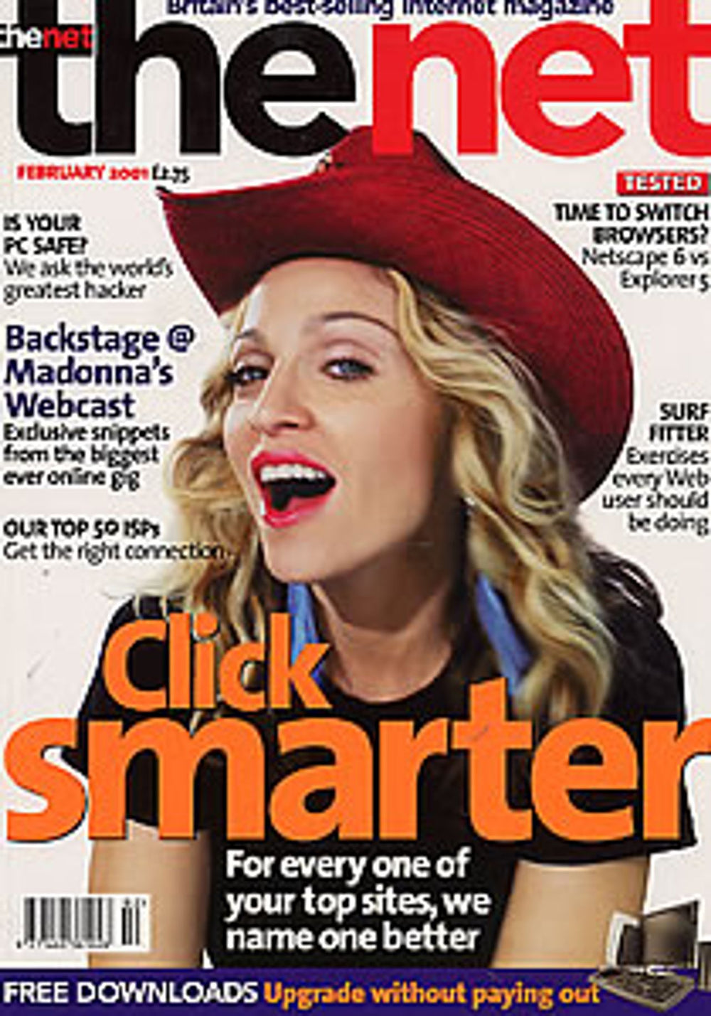 Madonna The Net UK magazine FEBUARY 2001