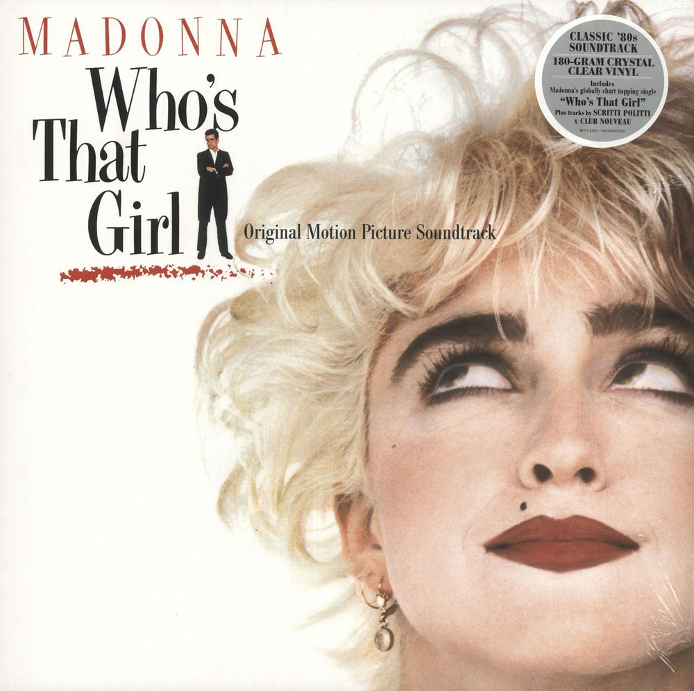 Madonna Who's That Girl - 180gm Clear Vinyl - Sealed UK vinyl LP album (LP record) 603497849314