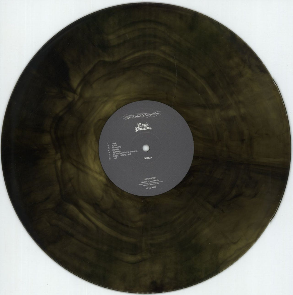 Maggie Lindemann I Feel Everything - Green Galaxy Vinyl - Alternate Cover Artwork UK vinyl LP album (LP record) 7DKLPIF879623