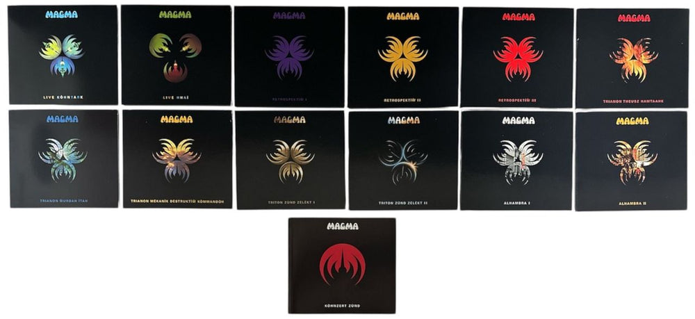 Magma Köhnzert Zünd Italian CD Album Box Set M-GDXKH879585