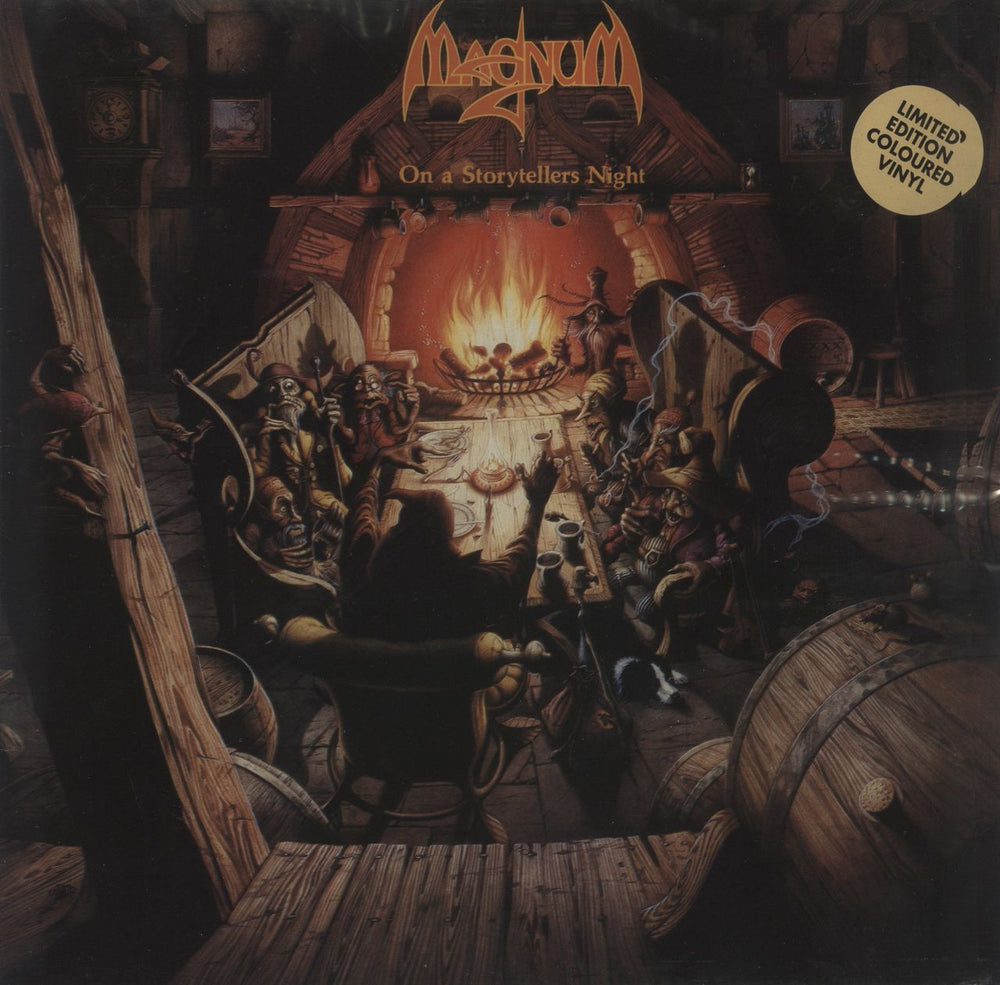 Magnum On A Storyteller's Night - Gold Coloured Vinyl - Sealed UK vinyl LP album (LP record) WKFMLP34