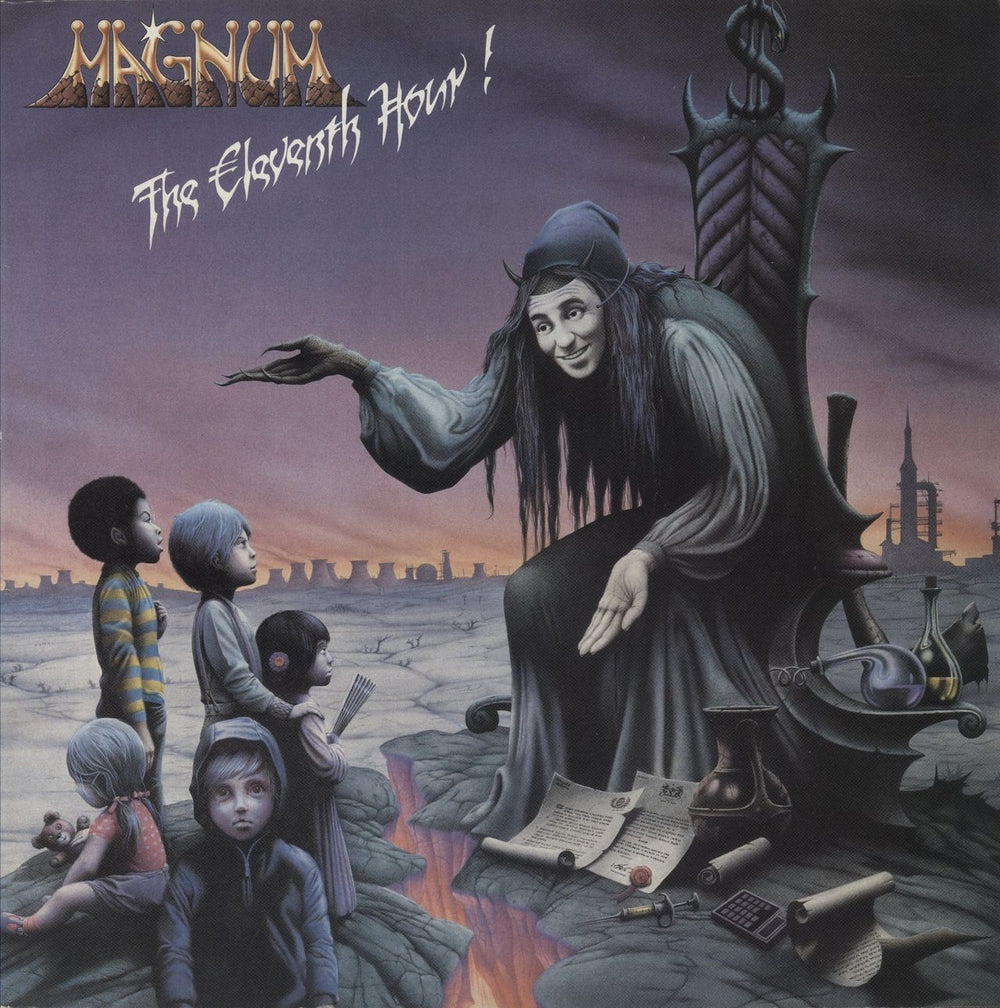 Magnum The Eleventh Hour! + Inner UK vinyl LP album (LP record) JETLP240