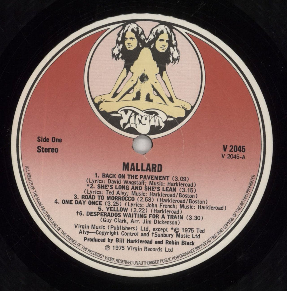 Mallard Mallard UK vinyl LP album (LP record) RLLLPMA749778