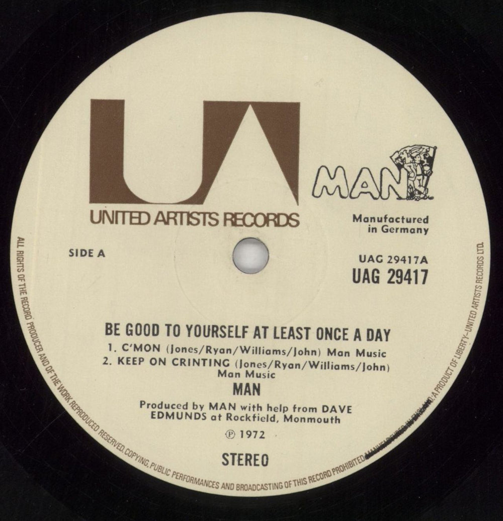 Man Be Good To Yourself - 1st + Inner - VG UK vinyl LP album (LP record) M-NLPBE632687