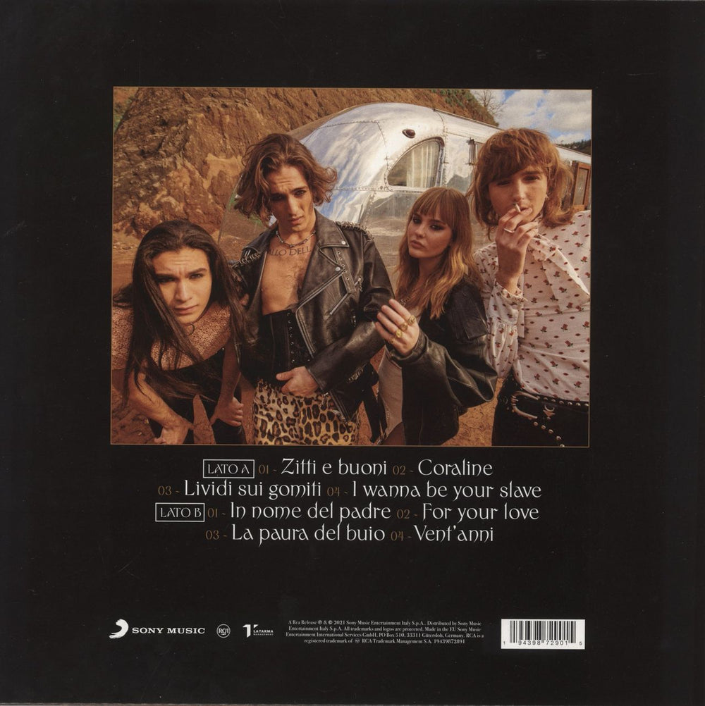 Måneskin Teatro D'Ira - Vol.I - Dark Orange Vinyl UK Vinyl LP