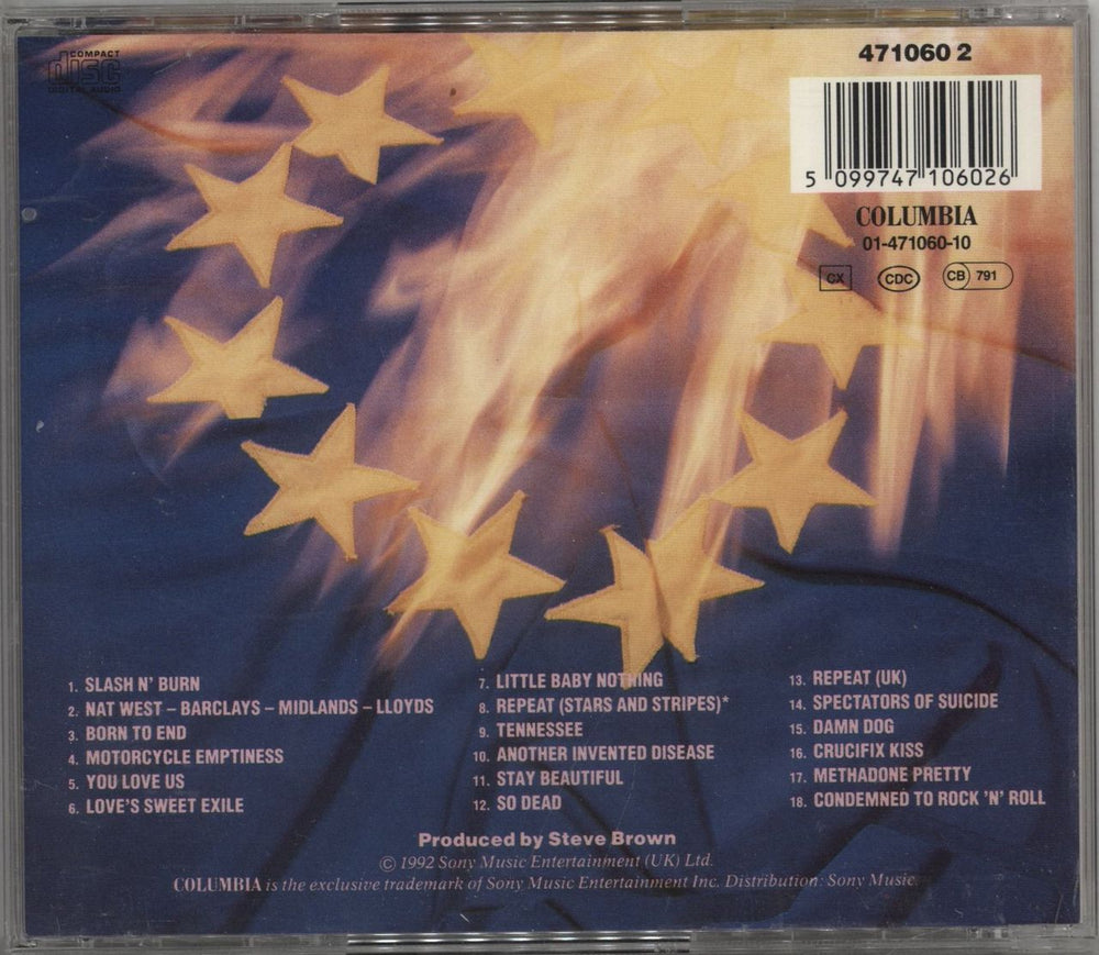 Manic Street Preachers Generation Terrorists UK CD album (CDLP) 5099747106026