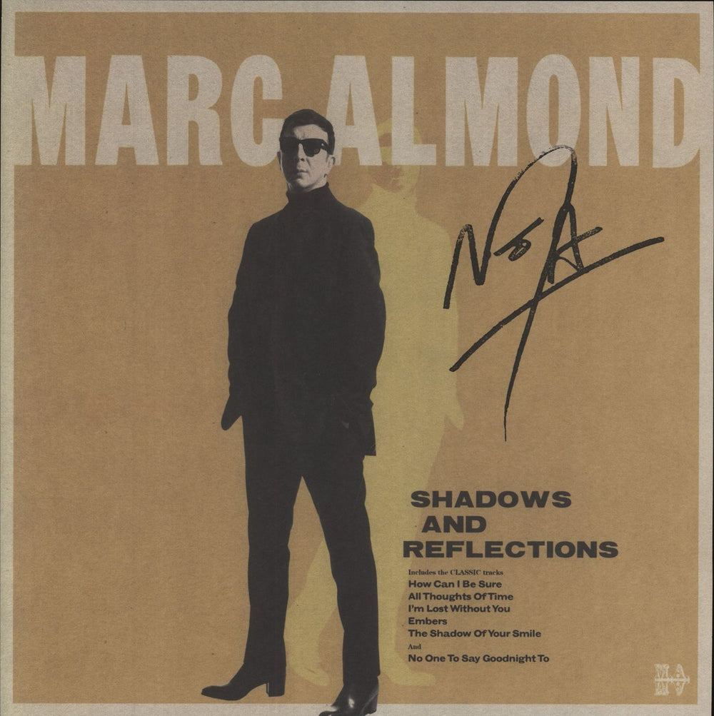 Marc Almond Shadows And Reflections - Yellow Vinyl UK vinyl LP album (LP record)