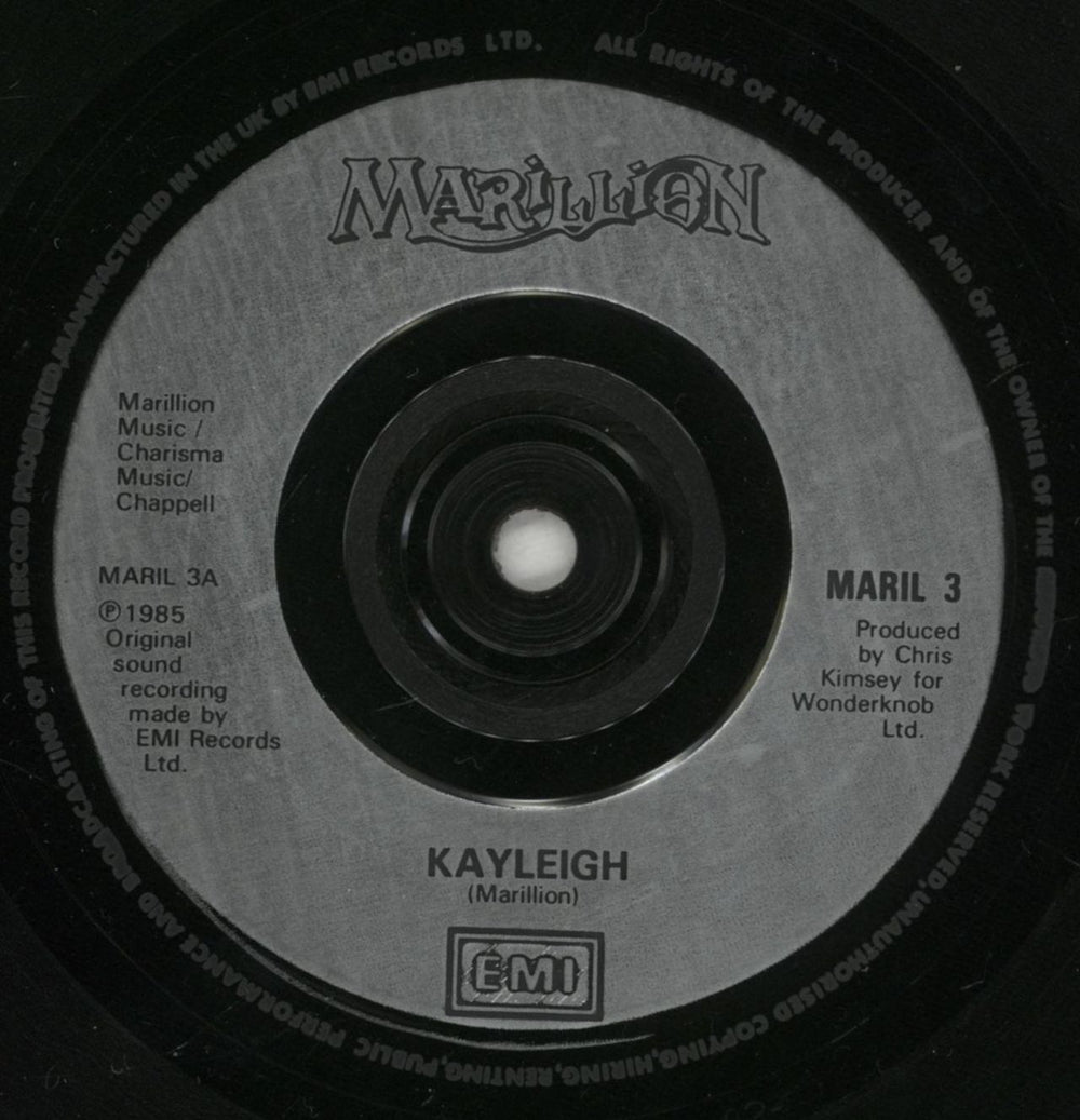 Marillion Kayleigh - Injection UK 7" vinyl single (7 inch record / 45) MAR07KA798958