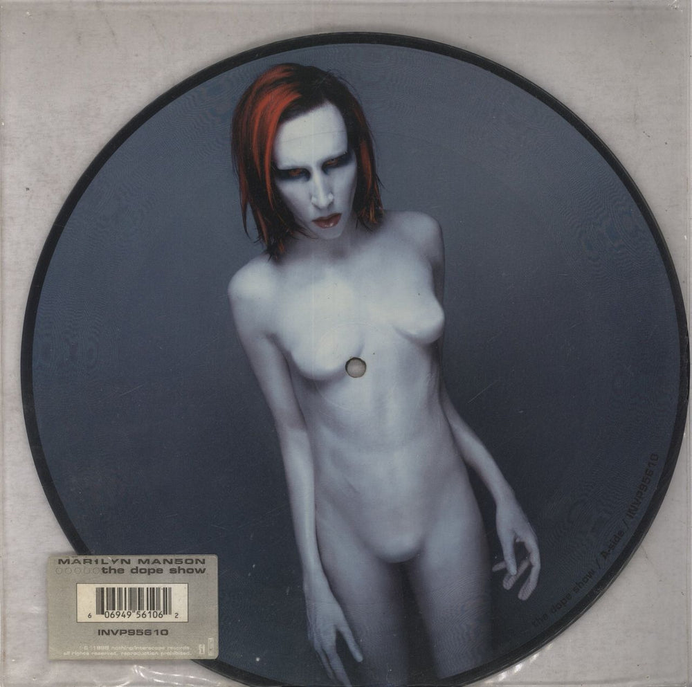 Marilyn Manson The Dope Show UK 10" Vinyl Picture Disc (10 inch Record Single) INVP95610