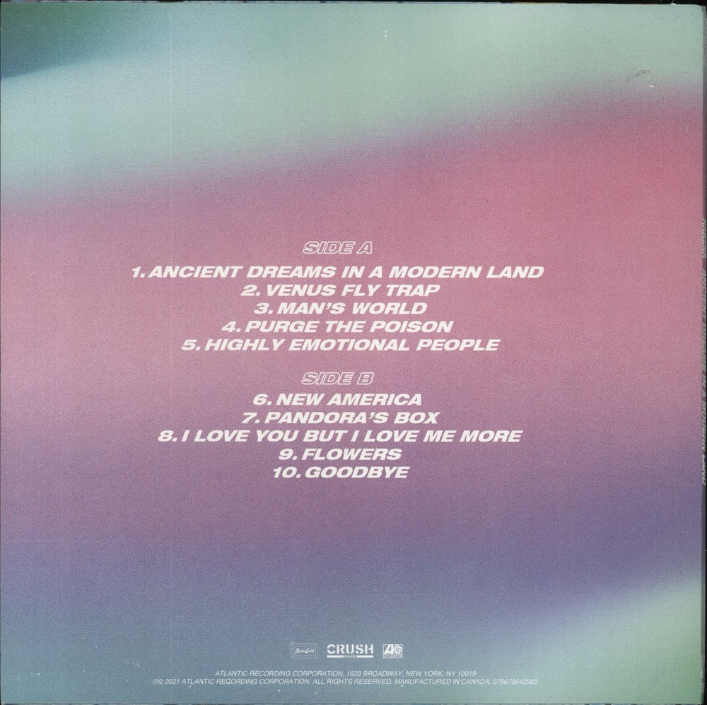 Marina & The Diamonds Ancient Dreams In A Modern Land - Emerald Green Vinyl US vinyl LP album (LP record) 075678642999