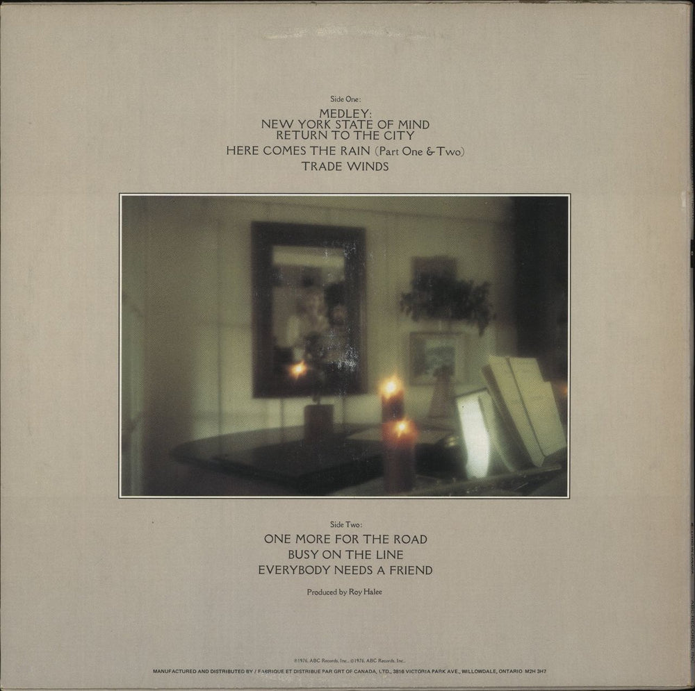 Mark-Almond To The Heart Canadian vinyl LP album (LP record)