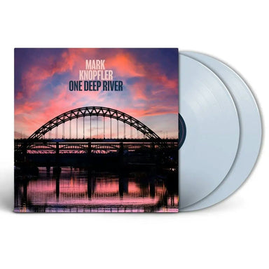 Mark Knopfler One Deep River - Light Blue Vinyl - Sealed UK 2-LP vinyl record set (Double LP Album) EMIVY2113
