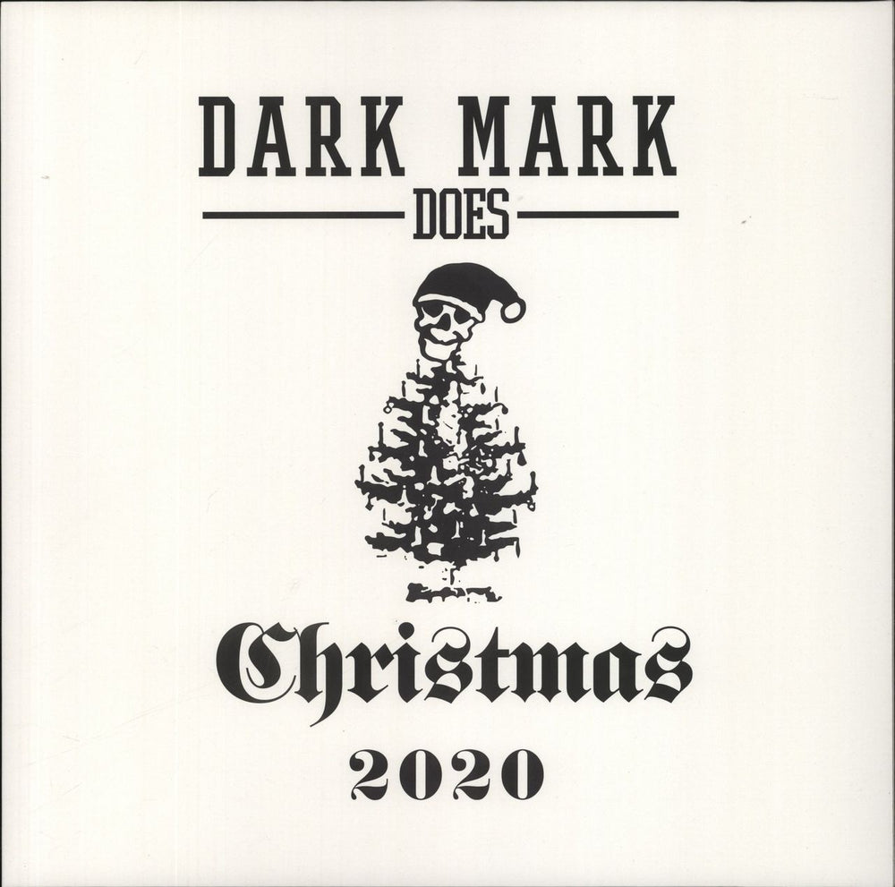 Mark Lanegan Dark Mark Does Christmas 2020 - White Vinyl UK vinyl LP album (LP record) LANEGANXMAS1LP