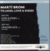 Marti Brom To Janis, Love & Kisses US 7" vinyl single (7 inch record / 45)