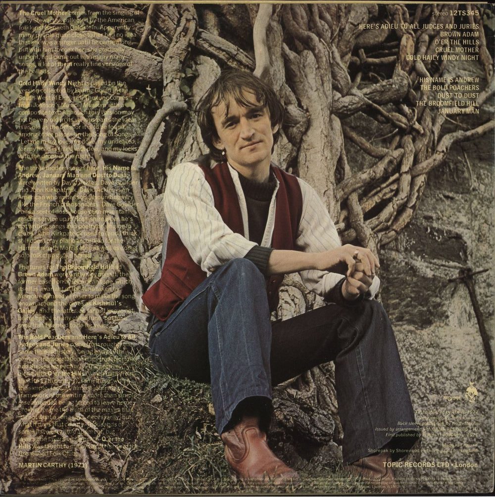 Martin Carthy Landfall UK vinyl LP album (LP record)