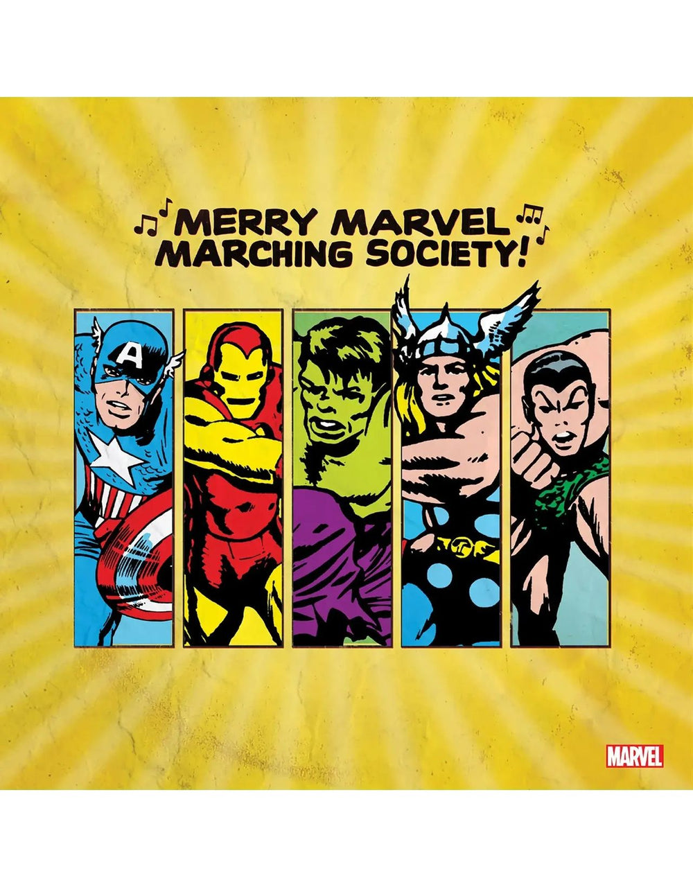 Marvel Merry Marvel Marching Society - Black Vinyl - Sealed UK vinyl LP album (LP record) 050087560287