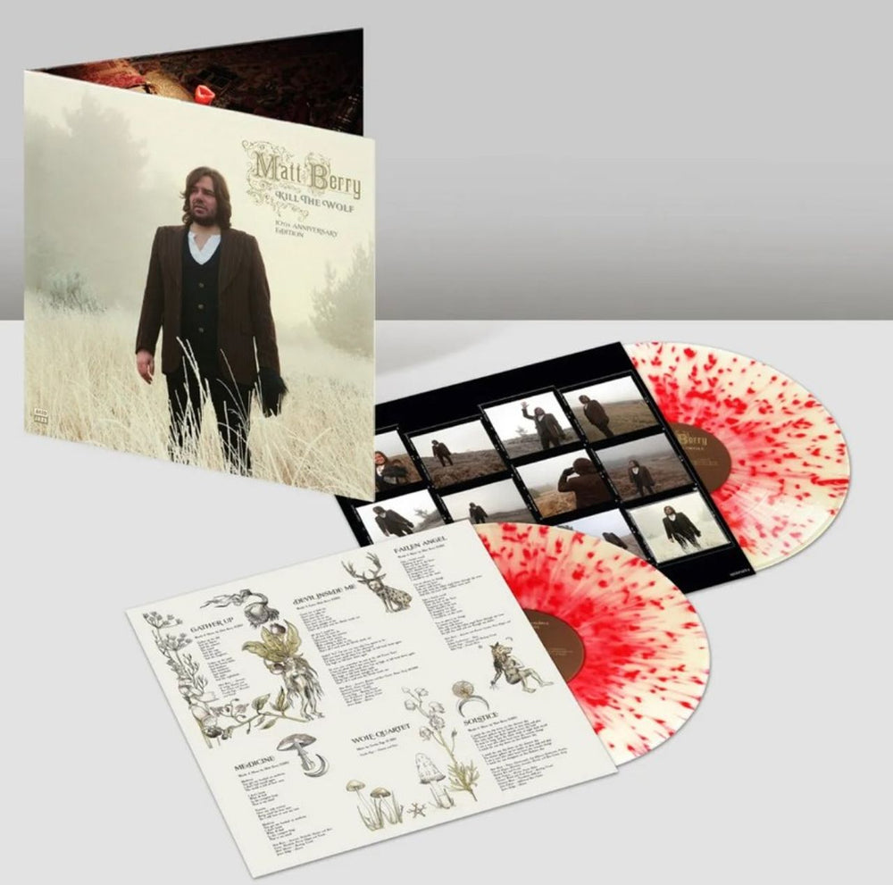 Matt Berry Kill The Wolf: 10th Anniversary - Red Splattered Vinyl - Sealed UK 2-LP vinyl record set (Double LP Album) O5V2LKI830733