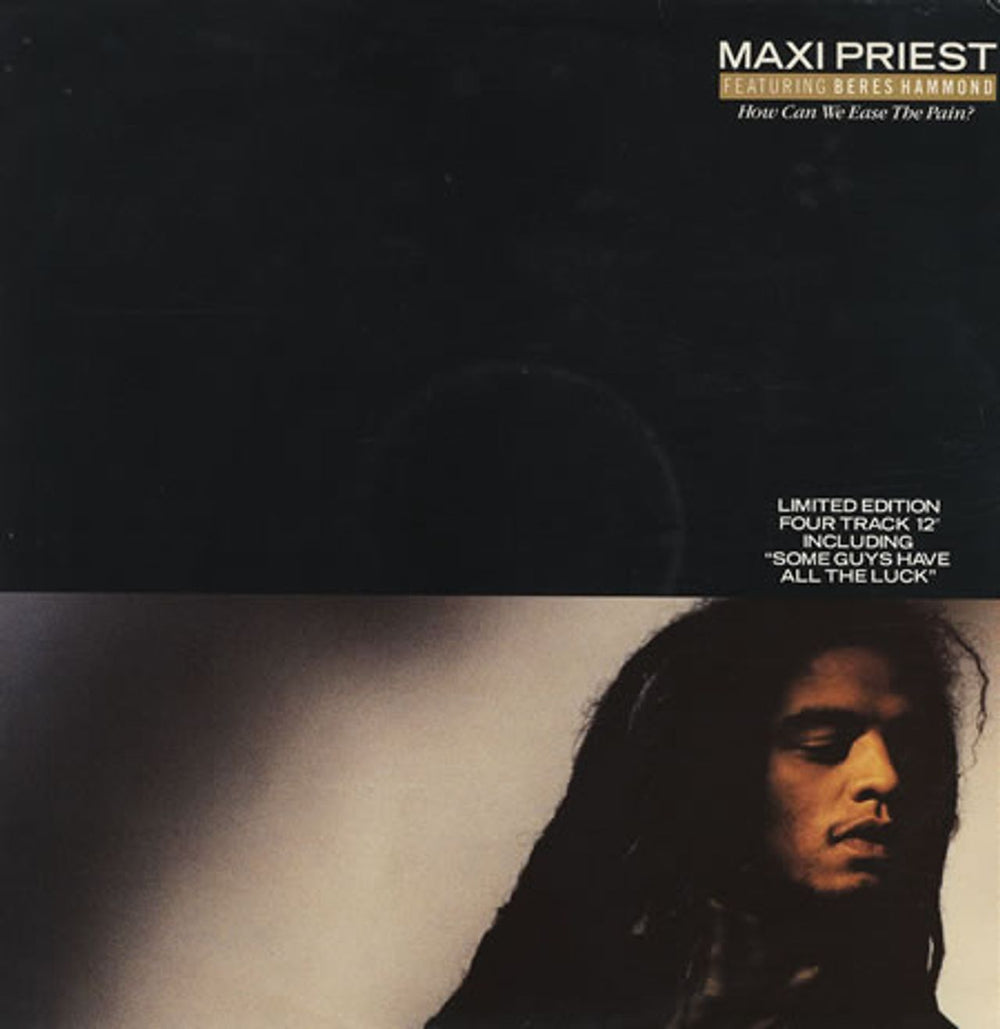 Maxi Priest How Can We Ease The Pain? UK 12" vinyl single (12 inch record / Maxi-single) TENR207