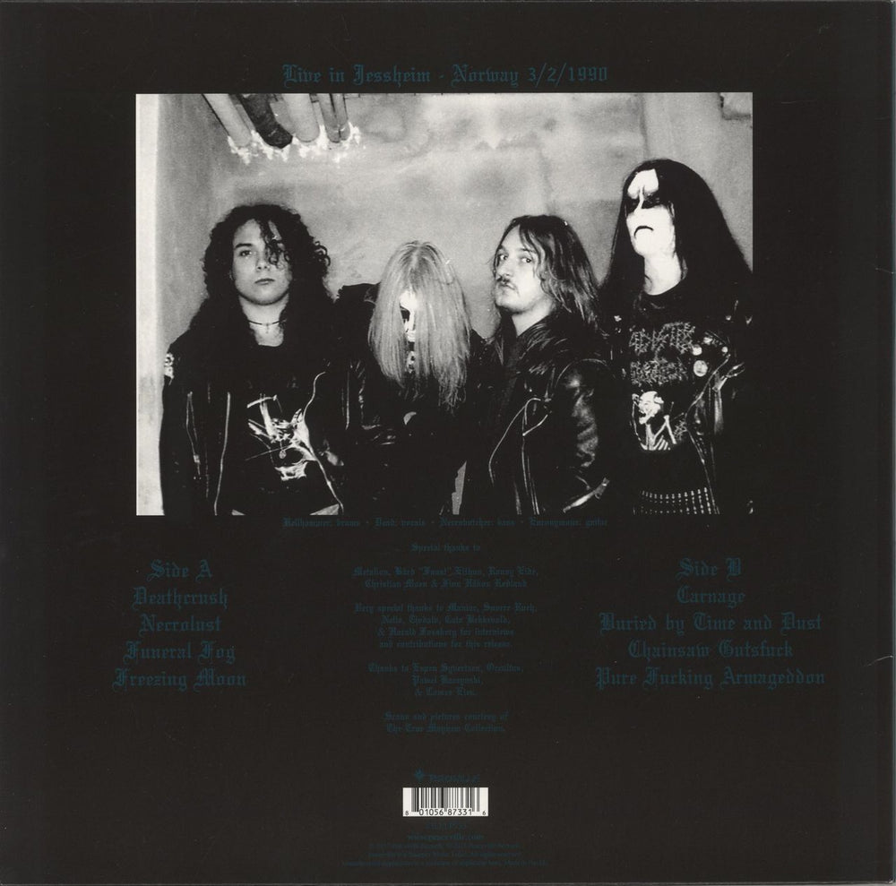 Mayhem Live In Jessheim UK vinyl LP album (LP record) 801056873316