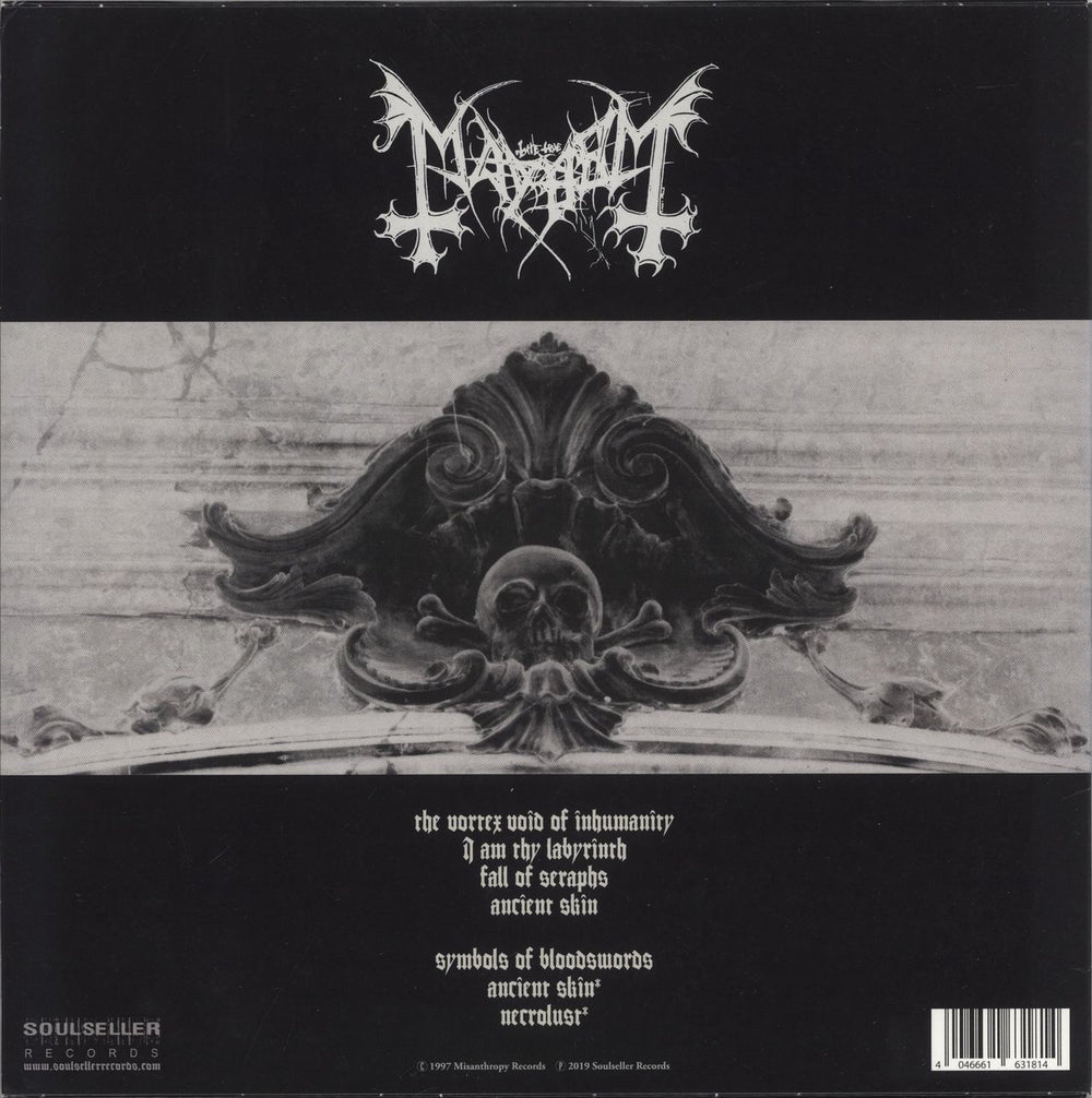 Mayhem Wolf's Lair Abyss - Clear vinyl Dutch vinyl LP album (LP record) 4046661631814