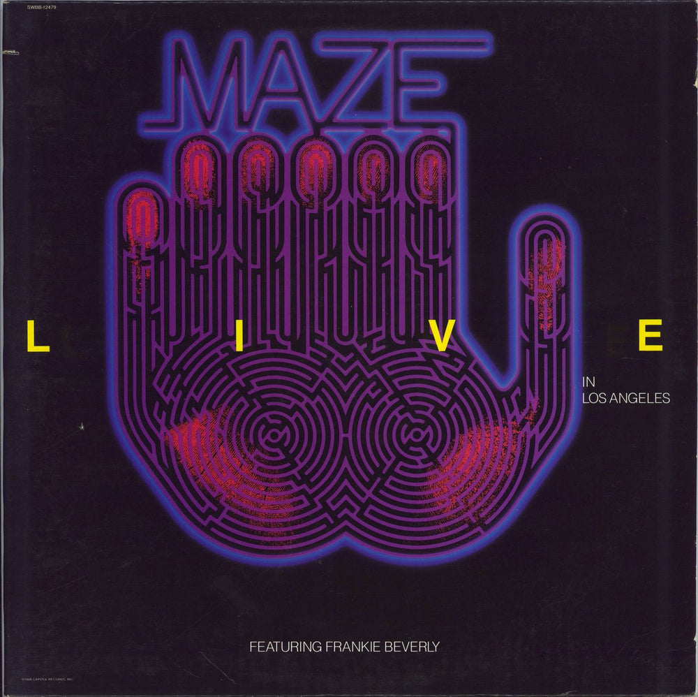 Maze Live In Los Angeles US 2-LP vinyl record set (Double LP Album) SWBB-12479