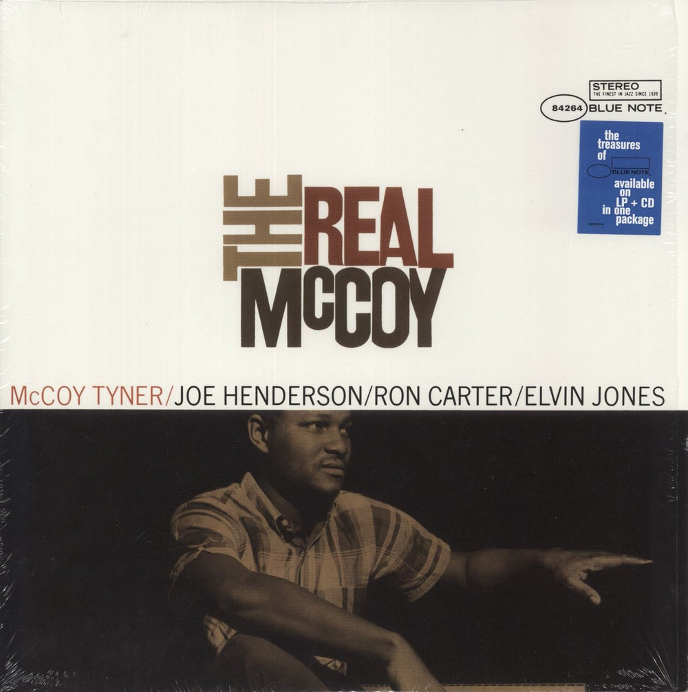 McCoy Tyner The Real McCoy - Shrink + CD US vinyl LP album (LP record) BST-84264