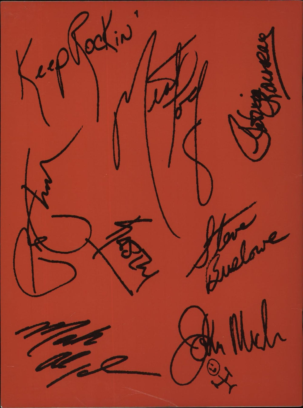 Meat Loaf Bat Out Of Hell II - Back Into Hell + Ticket UK tour programme