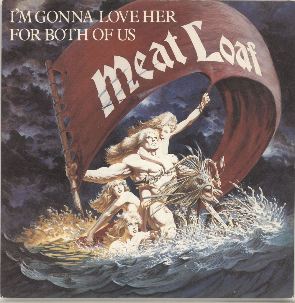 Meat Loaf I'm Gonna Love Her For Both Of Us UK 7" vinyl single (7 inch record / 45) EPCA1580