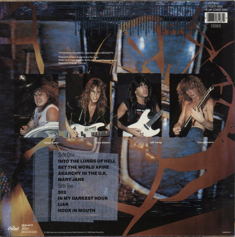 Megadeth So Far, So Good... So What! - VG UK vinyl LP album (LP record) 077774814812