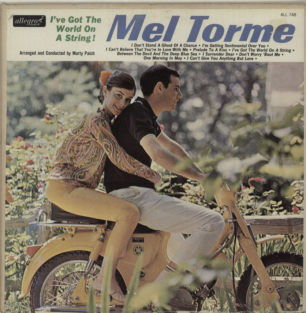 Mel Tormé I've Got The World On A String! UK vinyl LP album (LP record) ALL748