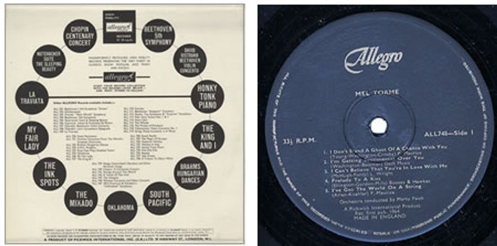 Mel Tormé I've Got The World On A String! UK vinyl LP album (LP record) MT4LPIV363513