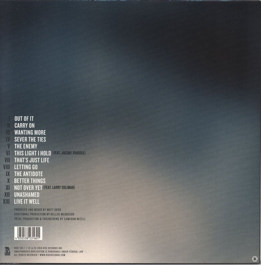 Memphis May Fire This Light I Hold - Electric Blue Vinyl US vinyl LP album (LP record) 4050538231601