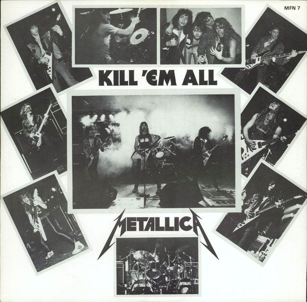 Metallica Kill 'Em All - Barcoded UK vinyl LP album (LP record)