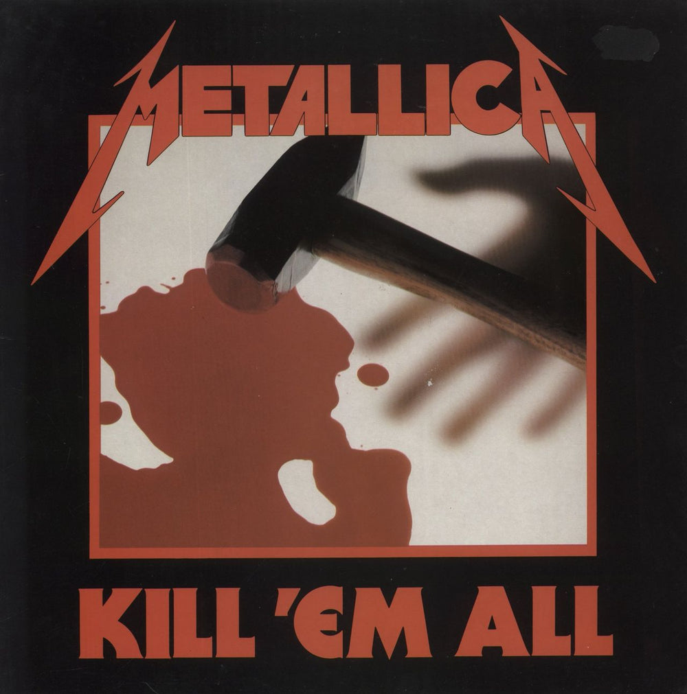 Metallica Kill 'Em All - French Press - VG UK vinyl LP album (LP record) MFN7