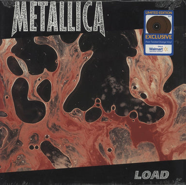 Metallica Load - Poor Twisted Orange Vinyl - Sealed US 2-LP vinyl