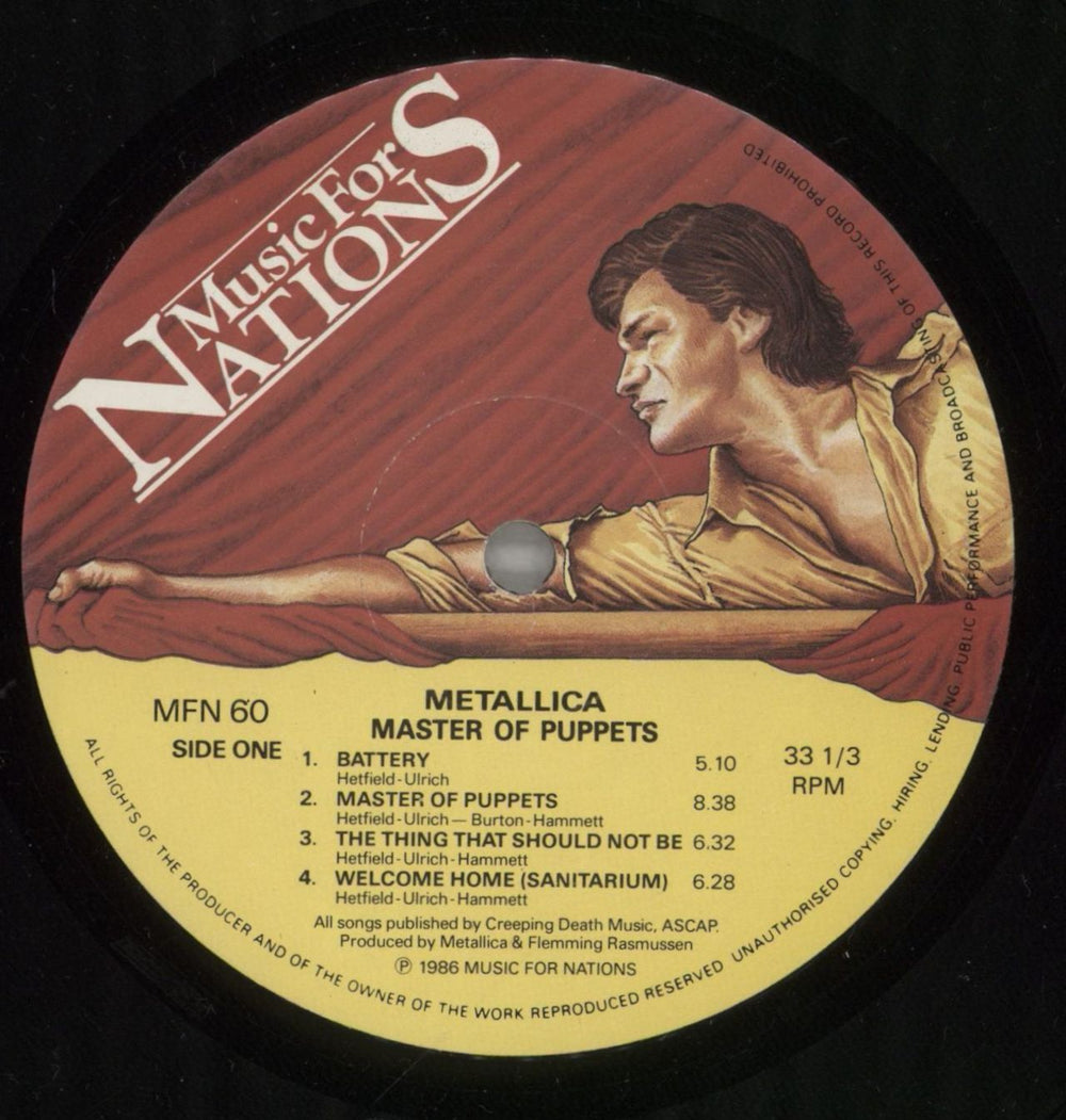 Metallica Master Of Puppets - Barcoded UK vinyl LP album (LP record) METLPMA876767
