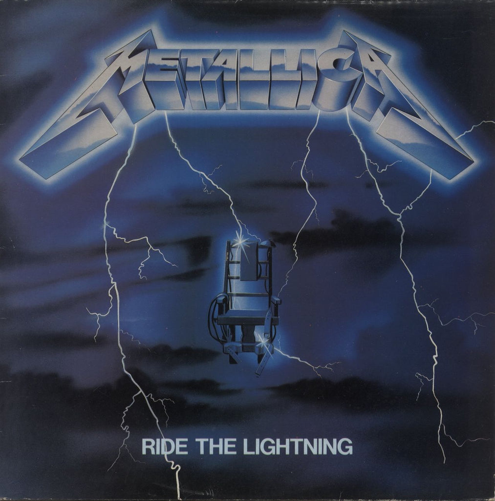 Metallica Ride The Lightning - 1st - French Press - VG UK Vinyl LP