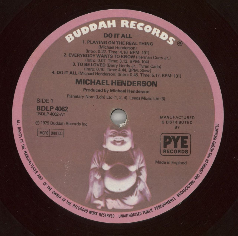 Michael Henderson Do It All UK vinyl LP album (LP record) HE5LPDO869035