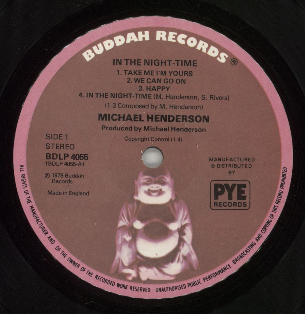 Michael Henderson In The Night-Time UK vinyl LP album (LP record) HE5LPIN869067