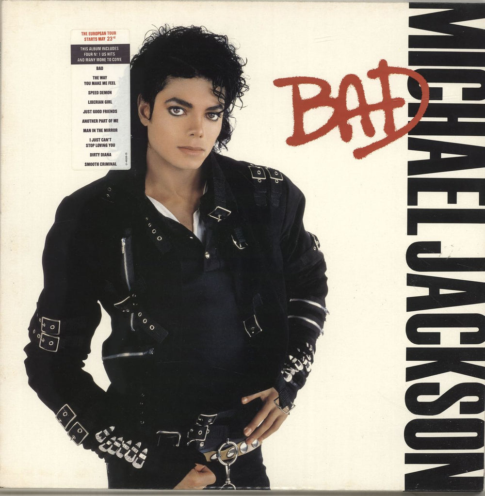 Michael Jackson Bad - EX Dutch vinyl LP album (LP record) 4502901