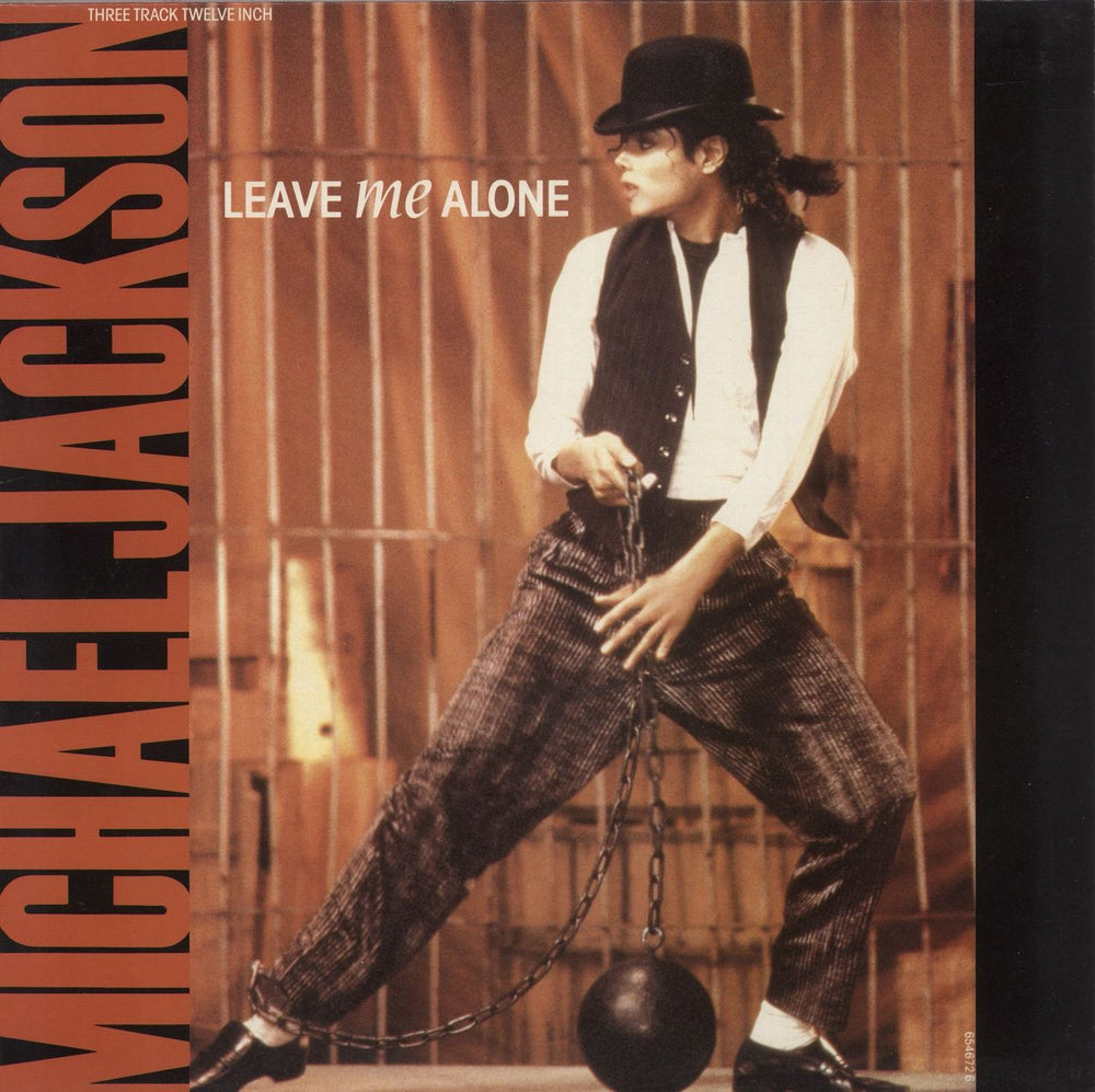 Michael Jackson Leave Me Alone Dutch 12" vinyl single (12 inch record / Maxi-single) 654672-6