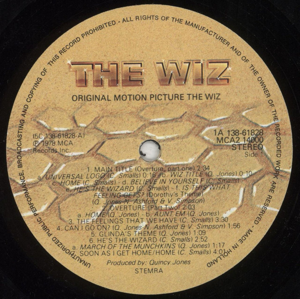Michael Jackson The Wiz - VG US 2-LP vinyl record set (Double LP Album) M-J2LTH851339