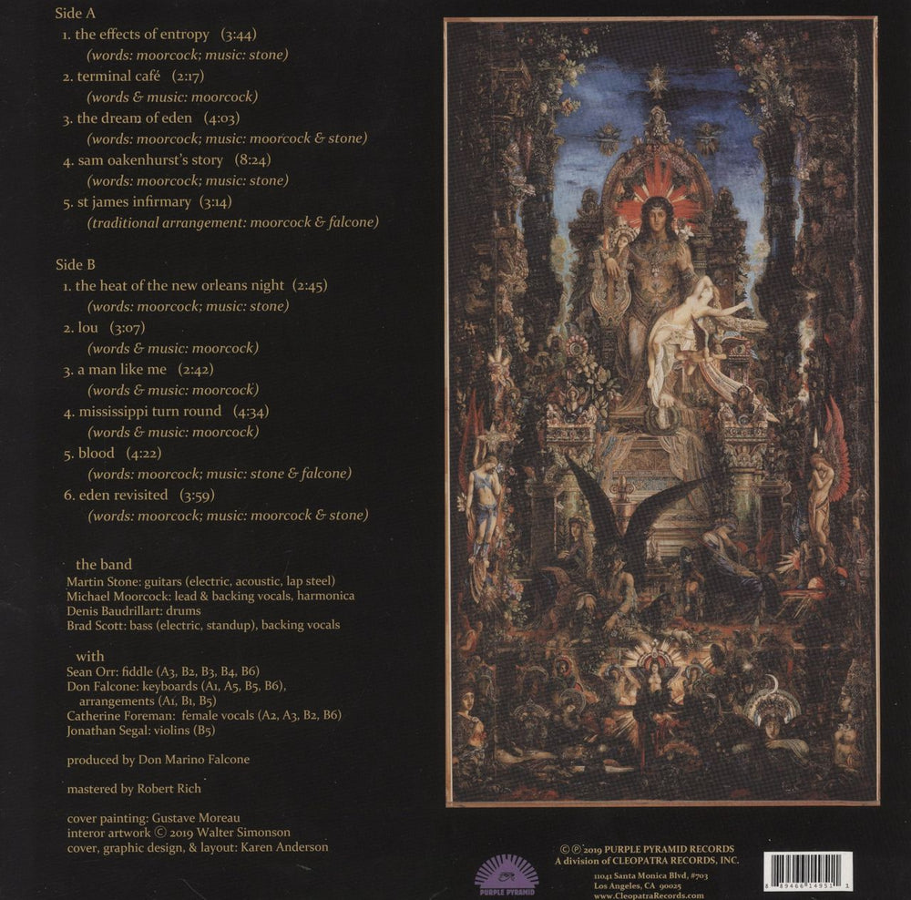 Michael Moorcock Live At The Terminal Café US vinyl LP album (LP record) 889466149511