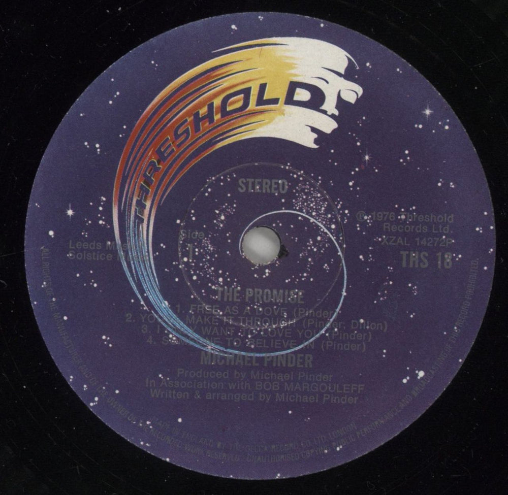 Michael Pinder The Promise + Insert UK vinyl LP album (LP record) MPDLPTH61963