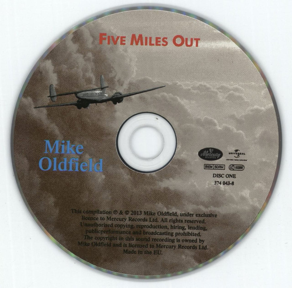 Mike Oldfield Five Miles Out - Deluxe Edition UK 3-disc CD/DVD Set OLD3DFI821790