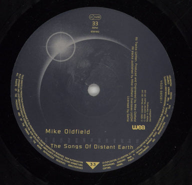 Mike Oldfield The Songs Of Distant Earth - VG German vinyl LP album (LP record) OLDLPTH878646